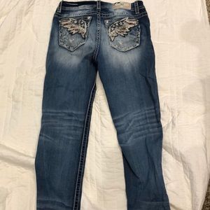 Miss Me patriotic easy crop Capri